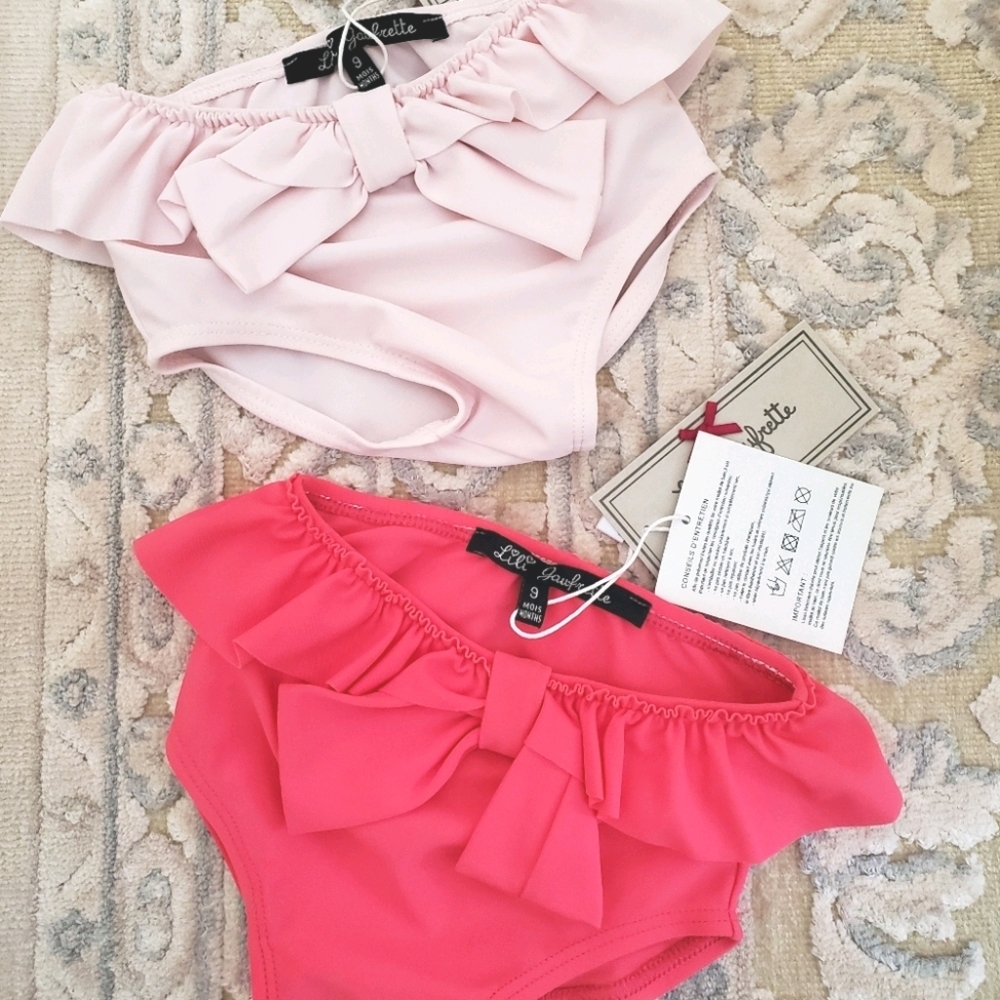 Lili Gaufrette NWT 9 Mo Ruffle Diaper Covers Swim